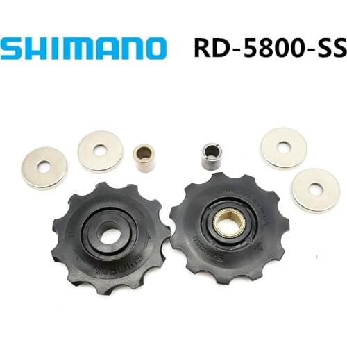 SHIMANO 105 RD-5800-SS Road Bicycle Guide & Tension Pulley Set for RD-M7000-10/M675/M670/M663/M640 Iamok Guide Wheel Bike Parts