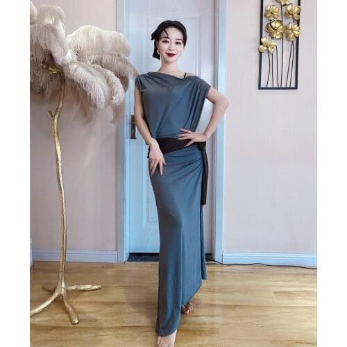 Women New Egypt Baladi Shabby Robe Women Belly Dance Oriental Dancing Practice Suit Loose Dress 3pcs