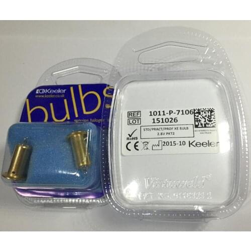 KEELER 1011-P-7106 2.8V Xenon ophthalmoscope bulb,1011P7106 direct ophthalmic blue bottom bulb