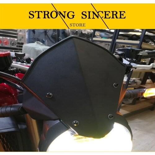 Motocicleta CNC aluminio pequeño parabrisas para HONDA CB650R cb650r CBR650R CB 650R 2019 Pantalla de viento cubierta de cortina