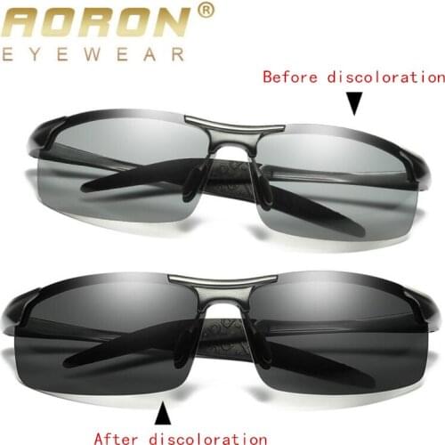 Driving glasses Aluminum magnesium riding color polarized sunglasses mens sunglasses driving glasses all-weather glasses8177