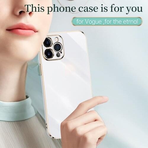 Electroplating Phone Case For iPhone 12 11 Pro Max XR X XS MAX Shockproof Protective Phone Case Shell For iPhone 8 7 Plus SE2020