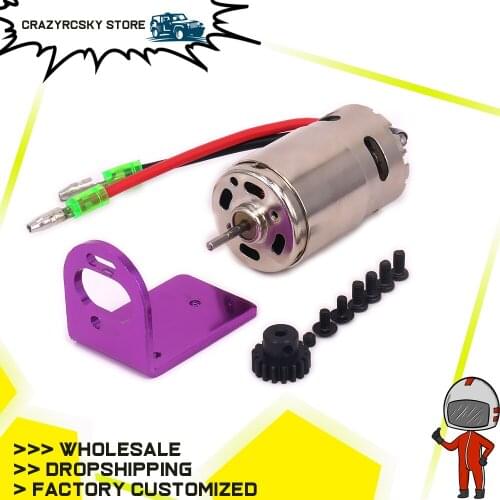 1Set RCAWD Adjustable Motor Amount+390 Motor w/Fan For Rc Hobby Model Car 1/18 Wltoys A959 A969 A979 K929 Cooling Fan Hopup Part