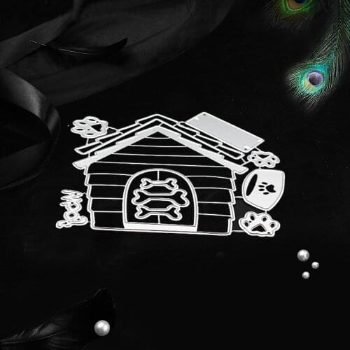 Craft metal cutting dies cut die mold New Christmas tree house Scrapbook paper craft knife mould blade punch stencils dies