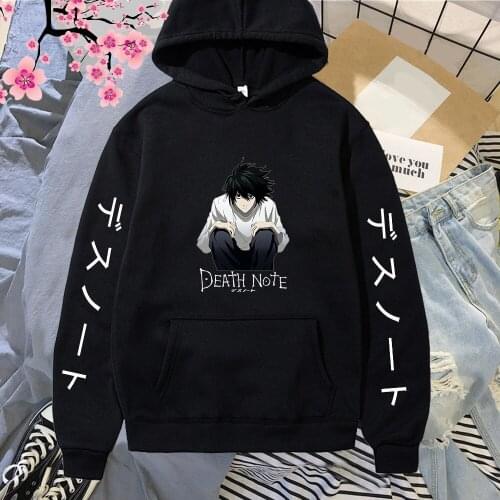 Japanese Anime Death Note Hoodie Men Women Long Sleeve Sweatshirt