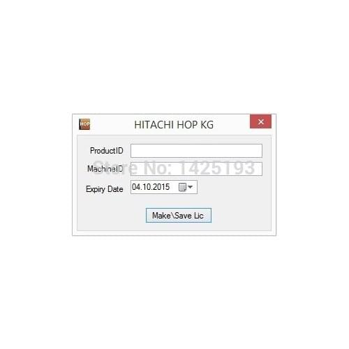 HITACHI HOP Keygen universal version