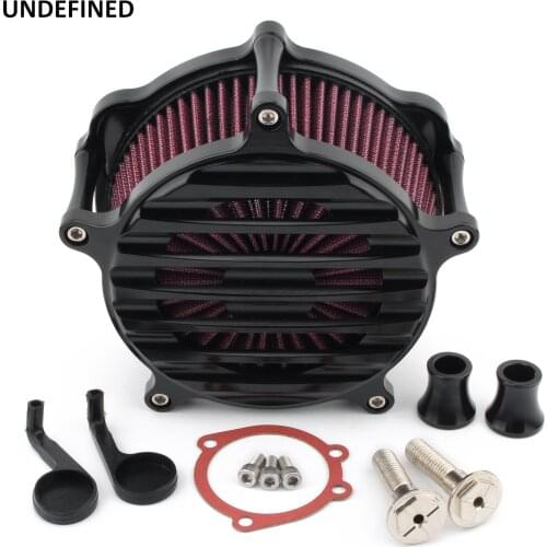 Air Filter Black Air Cleaner Intake Kit For Harley Sportster Iron XL 883 XL1200 Forty-Eight Seventy-Two 48 72 1991-2020