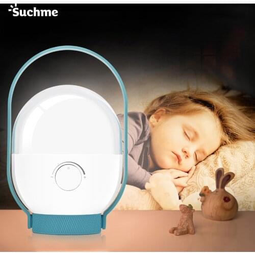 360 Degree Bright LED Lamp Rechargeable Portable Camping Lantern Hanging Hook Stepless Dimming Soft No Dazzling Energy Saving