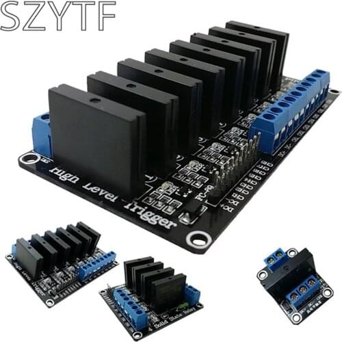 1pcs 1/2/4/8 Channel Solid State Relay G3MB-202P DC-AC PCB SSR In 5V/12V/24V DC Out 240V AC 2A for arduino diy kit