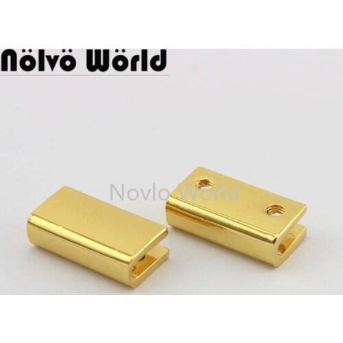 10 pieces, 19.8*8.6mm metal side clip buckle shoes garment belts handbag hanging hook strap chain diy hardware accessories