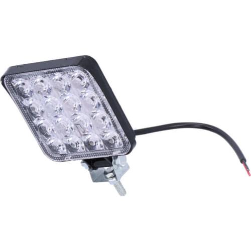 16LED Work Light 48W IP68 Waterproof Tetragonum Universal Modification for Auto Motorcycle