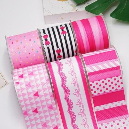 DIY Cartoon Printed Grosgrain Ribbon For Craft Supplies Sewing Accessories 50 Yards. MR-53650