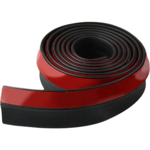 Car Bumper Bumper Strip Rubber 2.5M Exterior Front Bumper Kit Lip Anti-Kicked Scratch Protection Car Bumper Trim