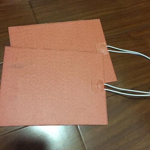 Large Car Engine Oil Pan Heater Flexible Silicone Heater 3M adhesive backing Industrial Heater flexible pad 152X203mm 400W 220V