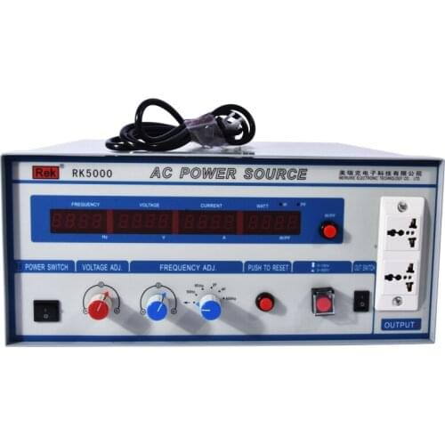 AC Power Source RK5000 Variable frequency power supply Power meter Pressure Hipot tester Resistance Electronics Parameter Audio