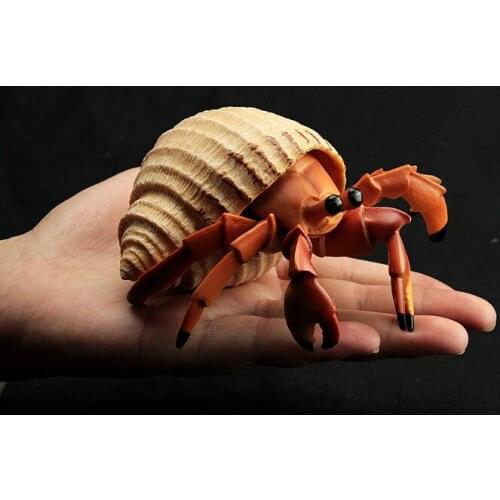 A Animal model toy world Seabed marine animal shell crab model reposes crabs to crabs Zoo toy model wild crafts room Home