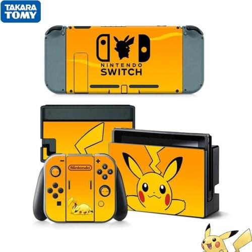 Pokemon Anime Switch Sticker Cartoon Figure Waterproof Colorful Printing Whole Body Stickers Children Toy for Birthday Gift