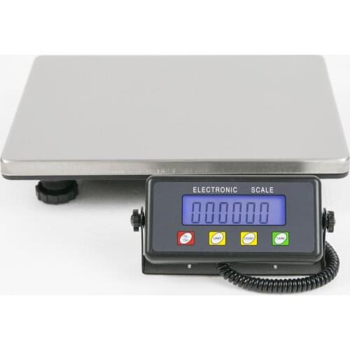 440lbs 200kg LCD Digital Postal Scale Electronic Platform Weighing scale stainless steel Floor scale