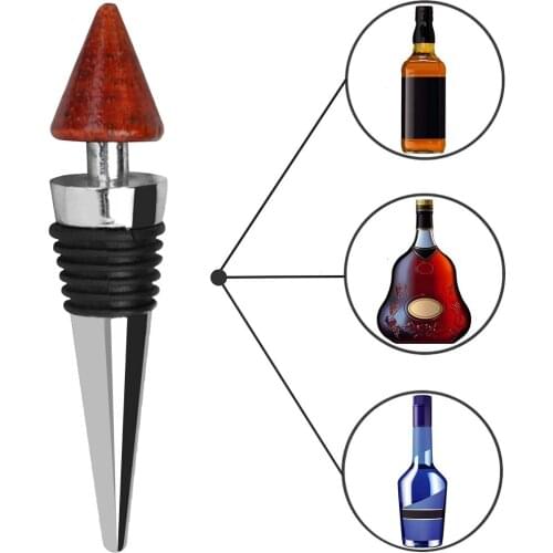 Stainless Steel Wine and Beverage Bottle Stopper Love heart shape Reusable Champagne Saver Sealer
