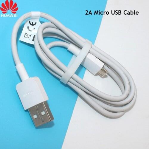 Original Huawei Micro USB Cable 2A Fast Charging Data Line for P6 P7 P8 Lite Honor 5 6 5X 5C 7 7X 8X MAX Mate 7 8 S Y6 Y7 Y9
