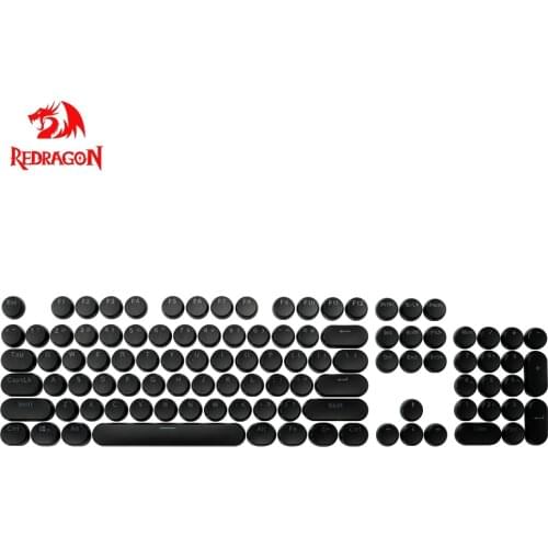 Redragon 104 Key Retro Punk Round mechanical keyboard key caps For Cherry MX style Including key-puller English US keycaps
