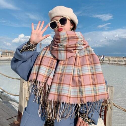 2021 new arrival scarf women autumn winter women scarf female shawls long classic warm soft scarf