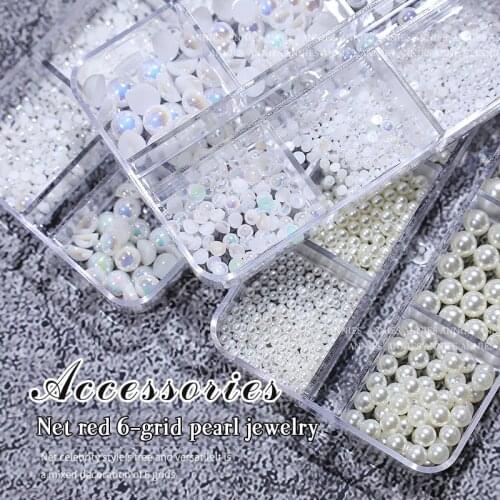 Mixed Nail Art Rhinestone 3D Diamond Gem Glitter Nail Art Decoration Crystal Glass Mixed Shape DIY Nail Art Rhinestones 2021