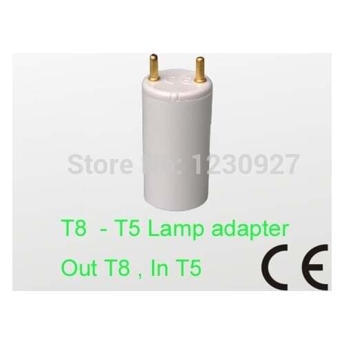 T8 Socket to T5 Pin conversion lamp holder converters T8 turn T5 converter adapter