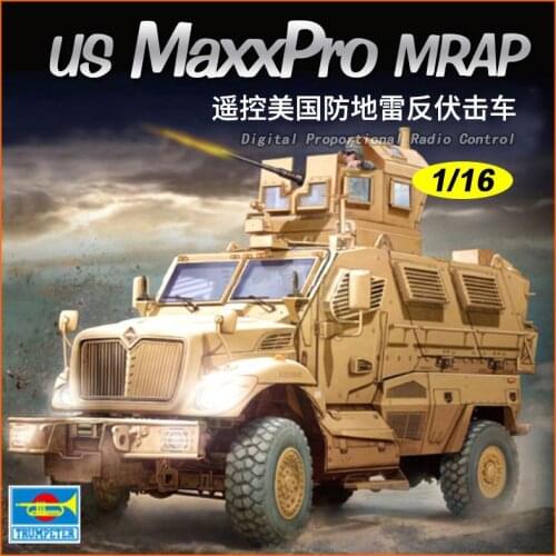TRUMPETER 00815 1:16 US M-ATV MRAP Digital Proportional Radio Control model kit