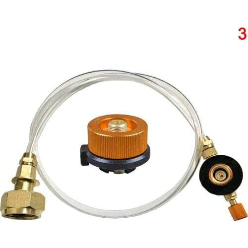 Outdoor Gas Stove Camping Stove Propane Refill Adapter Burner LPG Flat Cylinder Tank Coupler Bottle Adapter Save-35