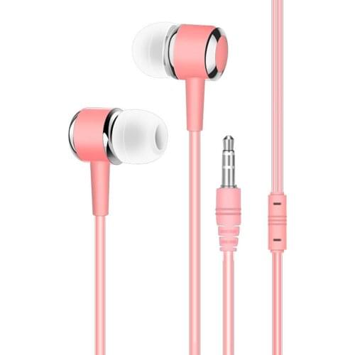 Universal In-Ear Earbuds Headsets Music Earphones 3.5mm Plug Stereo Headphone for Phone PC Laptop MP3