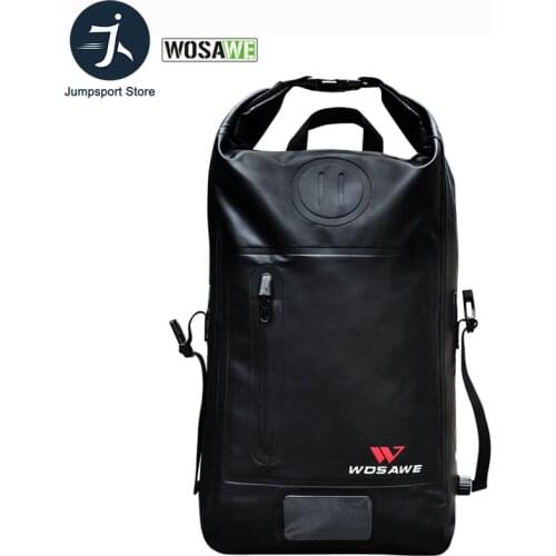 WOSAWE 25L Cycling Bicycle Bag Waterproof Trekking Bag Camping Rainproof Hiking Backpack Saddle Bags Motorcycle Rear Package Bag