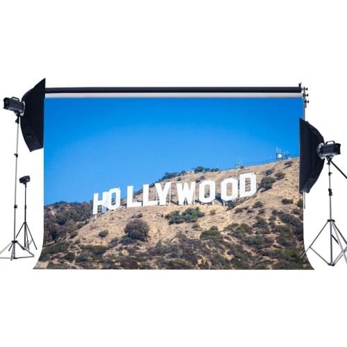Hollywood Backdrop Nature Landscape Backdrops Weathered Mountains Jungle Forest Trees Blue Sky Spring Photography Background