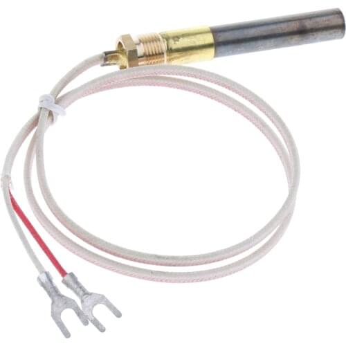 3 Pcs 24' Fireplace Millivolt Replacement Thermopile Generators High Temperature Resistance Gas Fireplace Thermopiles