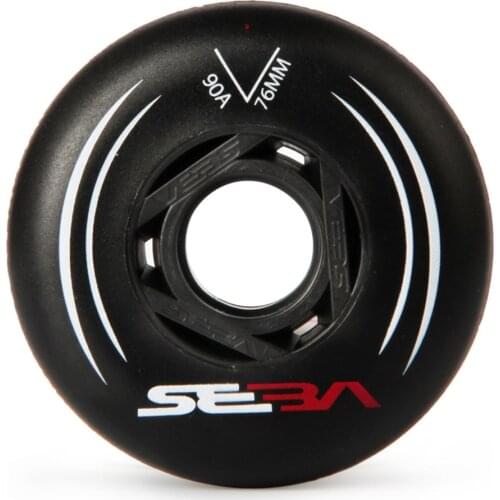 4PCS 100% Original SEBA Inline Skate Wheels 85A For Slalom And 90A For Sliding Roller Skating Wheels 72 76 80mm Patines Tire