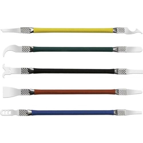5 Pieces CPU Prying Knife Removal Mobile Phone Repairing Instrument Motherboard Chip Spatula Removal Tool