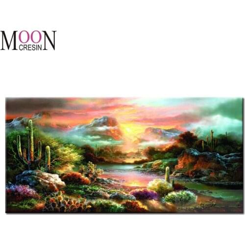 5D Diy Full Round Square Diamond Embroidery Beautiful Scenery Diamond Painting Mosaic Large diamond art Rhinestones Home Decor