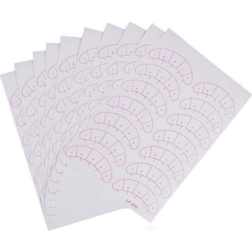 70pairs/pack Paper Patches 3D Eyelash Under Eye Pads Lash Eyelash Extension Paper Patches Eye Tips Sticker Wraps Make Up Tools