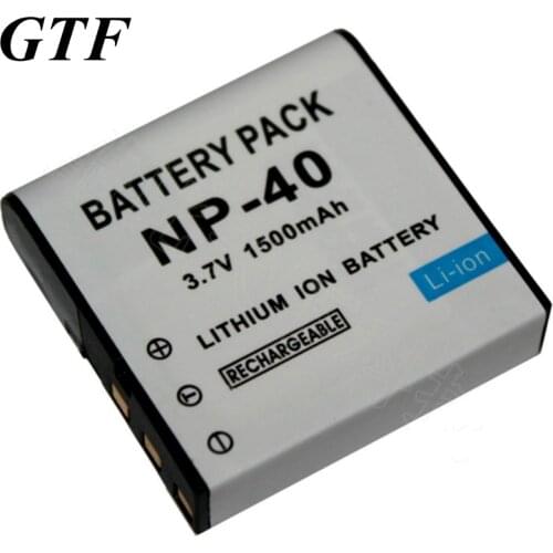 GTF 1500mAh Digital camera battery CNP40 NP-40 For EX P Z1050 Z200 Z750 Z1000 Z1200 Z1080 Z30 Z40 Z50 Z55 Z57 FC100 Z700 Z600