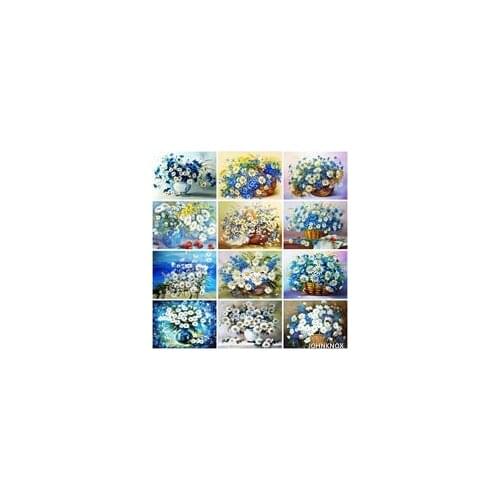 Diamond Painting Flower 5D Diy Diamond Embroidery Full Round& Square Drill Diamond Mosaic Cross Stitch Home Decor