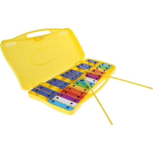 Aluminum 25 Tones Xylophone Preschool Educational Toys for Children Kids