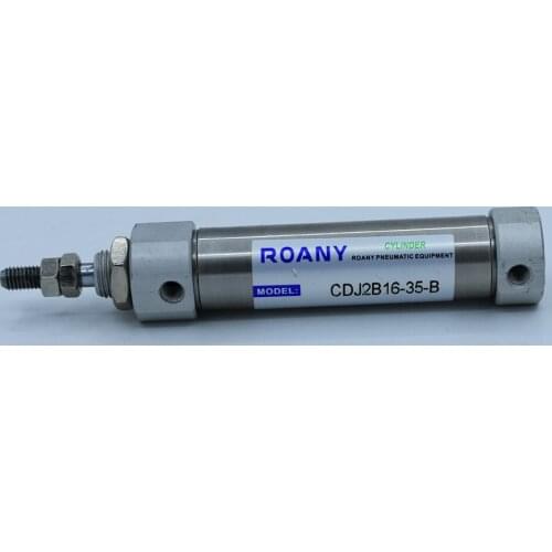 Free Shipping Stainless Steel CDJ2B Type 16mm bore stroke 10mm to 150mm double acting small pneumatic piston cylinder