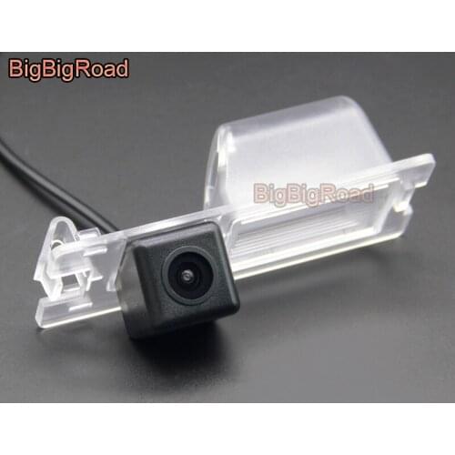 BigBigRoad Car Rear View Parking Backup Camera For FIAT Brava / Ritmo / Bravo 2007 - 2016 500L Night Vision Waterproof