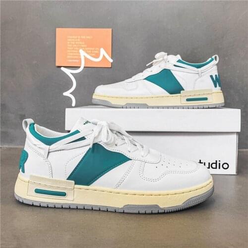 Brand Sneakers for Men Pu Leather Men Skateboard Shoes Lace Up Light Men Vulcanize Shoes Tenis Masculino Original Gym Shoes Men