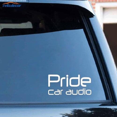 Black/Silver Car Sticker Pride Car Audio Decal Car Styling Waterproof Accessories Graphic C319