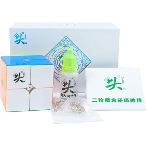 DaYan tengyun 2x2x2 TengYun M Magnetic Magic Cube 2x2Educational Toys Champion Competition Professional Cube Toys