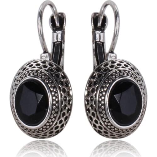 HC 2018 Fashion Boho Big Drop Earrings Women Ethnic Jewelry Brinco Carved Vintage Tibetan Silver Gold Bohemian Long Earrings F