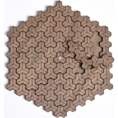 Creative Wood Puzzle Toys Adult Educational Toys 3d Puzzle Learning Brain Games Puzzles Rompecabezas Sublimation Products AC50PZ