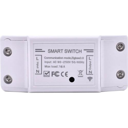 Concealed Tuya Mini Zigbee Switch Control for Smart Curtain TV Lighting Compatible with Alexa Google-home 16A Smart Life R7UB