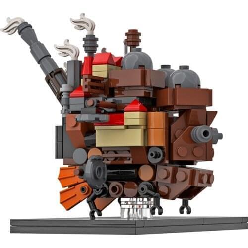 MOC Moving House Castle Cartoon Movie Building Blocks Bricks Education Toys Classic Cartoon Castle For Kids Boys Birthday Gift